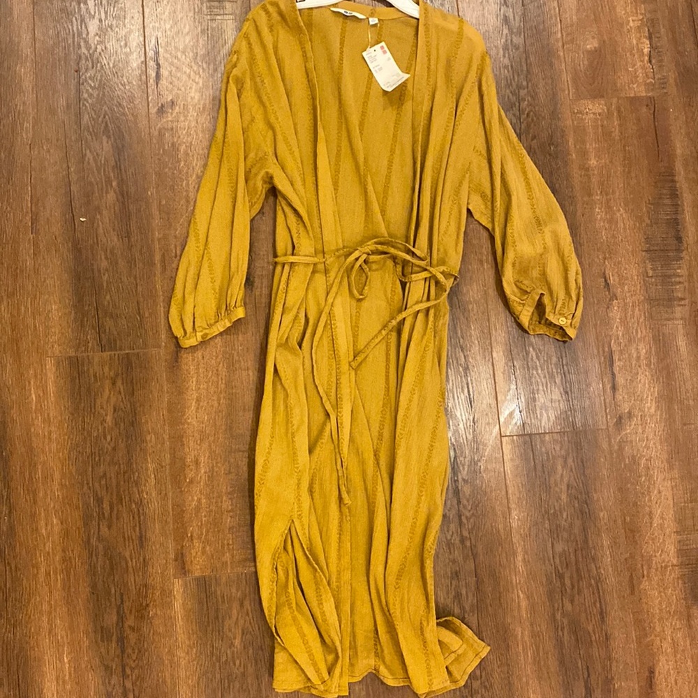 Cotton Dolby 3/4 Sleeve Long Shirt